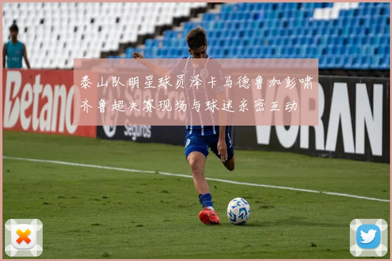 泰山队明星球员泽卡马德鲁加彭啸齐鲁超决赛现场与球迷亲密互动